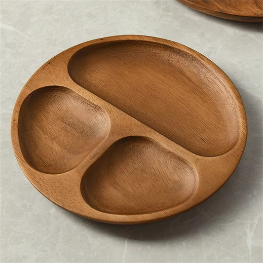 Dining New Practical Wooden Tray Dinnerware Serving Dishes